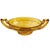 Antique Art Deco Fruit Bowl in Amber Glass from Val Saint Lambert, 1930s For Sale - Image 8 of 9