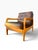 Pair of Danish Modern Leather Lounge Chairs | Sculpted Maple Frames | Brown Leather With Tufted Backs | C. 1960s For Sale - Image 11 of 18