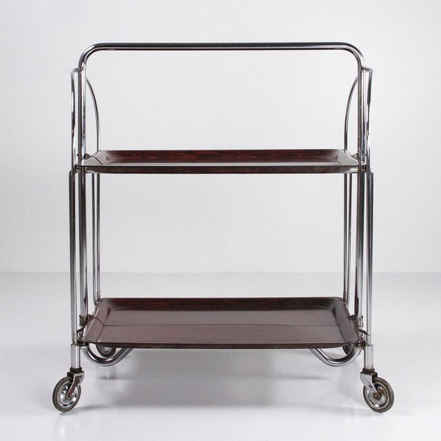 Dinette Model Folding Trolley from Gerlinol, Germany, 1960 For Sale - Image 4 of 14