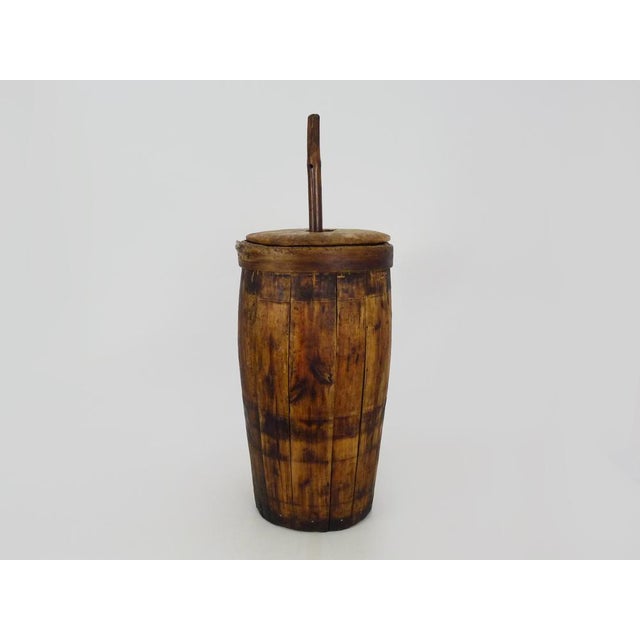 Large 19th century butter baratte This 19th century butter baratte is entirely original, with its original cover, its...