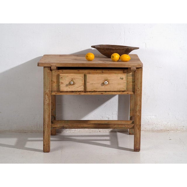Tyrolean Pine Kitchen Table by Amaru For Sale - Image 11 of 11
