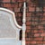 Sky Blue Mid-Century Queen Headboard Newly Painted Swedish Gustavian Style by Dixie For Sale - Image 8 of 15