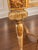Louis XVI-Style Giltwood Demi-Lune Console Table With Trompe-L’Œil Marble Top For Sale - Image 9 of 11