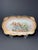 An authentic turn-of-the-century French Limoges porcelain cabinet charger, hand painted in an Art Nouveau marine botanical...