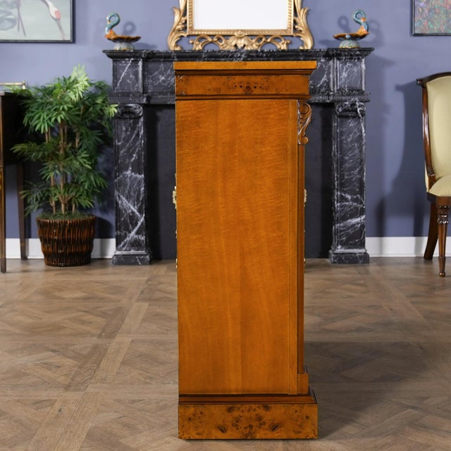 Burled Penhurst Bookcase For Sale - Image 9 of 12