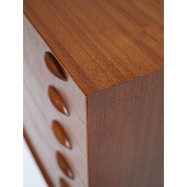 Model 314 Chest of Drawers in Teak by Johannes Sorth for Nexo Møbelfabrik, Denmark, 1960s For Sale - Image 10 of 16