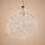 1970s Giogali Clear Murano Glass Chandelier attributed to Angelo Mangiarotti for Vistosi, 1970 For Sale - Image 5 of 8