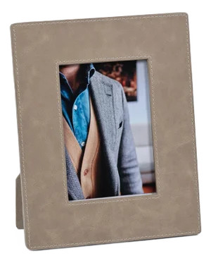 Cameroon Mink Leather Photo Frame, 4" x 6"