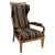Wood Early 19th Century Biedermeier Solid Walnut Ear / Wing Armchair For Sale - Image 7 of 7
