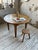 Wood Round Oak Table, 1950s For Sale - Image 7 of 18