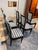 1930s High Back Black Lacquered Dining Chairs, Set of 6 For Sale - Image 5 of 18
