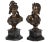 Pair of French Bronze Sculptures Busts “Comedy & Tragedy” by Eugene Laurent For Sale - Image 13 of 13