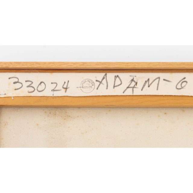 Textile Jack Roth "Adam 6" Acrylic on Canvas, 1982 For Sale - Image 7 of 10