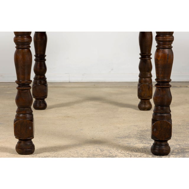 Early 19th Century French Louis XIII Style Oak Farmhouse Dining Table For Sale - Image 15 of 18