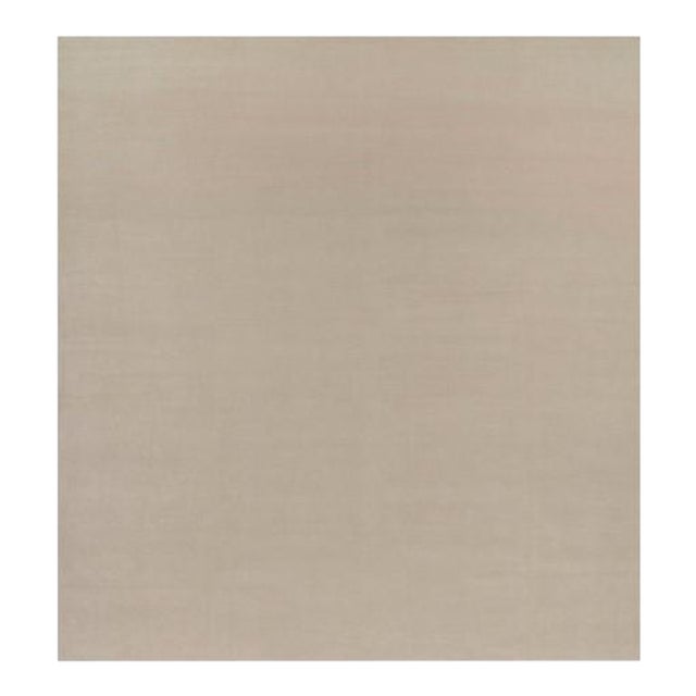 Rug & Kilim’s Oversized Contemporary Textural Solid Rug in Cream and White Tones - 14x15 For Sale