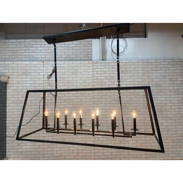 Restoration Hardware Atwell Linear Chandelier 54” Chairish