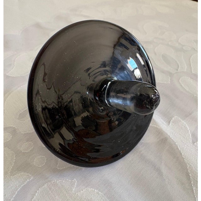 1985 Postmodern Lino Tagliapietra & Marina Angelin for Effetre Murano Glass Decanter, Signed For Sale - Image 11 of 14