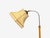 1950s Swedish Modern, Floor Lamp, Oak, Ebonized Wood, Suede For Sale In New York - Image 6 of 13