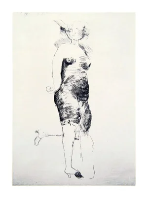 Reminiscenza (Reminiscence) - Original Etching by Marino Marini - 1956 1956