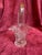 Transparent Pair of Duncan and Miller Vintage Glass Flower Baskets For Sale - Image 8 of 10