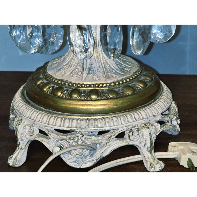 Metal Mid 20th Century Hollywood Regency Lamps - a Pair For Sale - Image 7 of 12