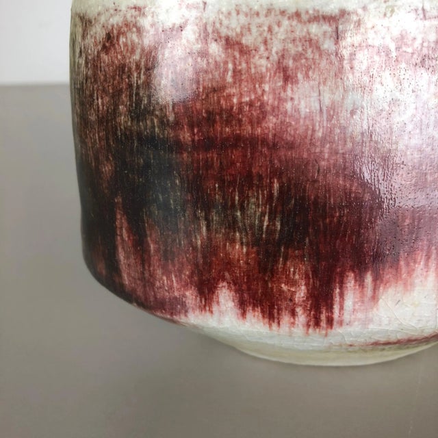 Ceramic Studio Pottery Vase by Bruno & Ingeborg Asshoff, 1960s For Sale - Image 13 of 17