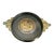 Antique Egyptian Revival Figural Embossed Bronze Footed Compote Tazza Bowl For Sale