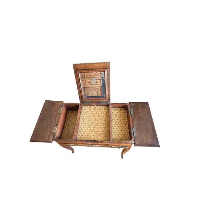 Extremely Rare 18th Century French Provincial ‘Table De Coiffeuse’ (Dressing Table). For Sale - Image 9 of 14