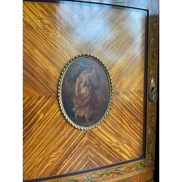 Antique Italian Neoclassical Style Armoire For Sale - Image 16 of 18