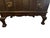 Coffee 5 Drawer Antique Dresser For Sale - Image 8 of 12