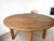 Brown Brutalist Round Table in Oak, 1950s For Sale - Image 8 of 18