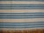 Striking Example of Minimalist With Multi Blue Stripe Dhurrie Style Antique Indian Cotton Rug For Sale - Image 11 of 11