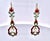 1930s Antique Enamel and Pearl Dangle Earrings, A Pair For Sale - Image 12 of 12