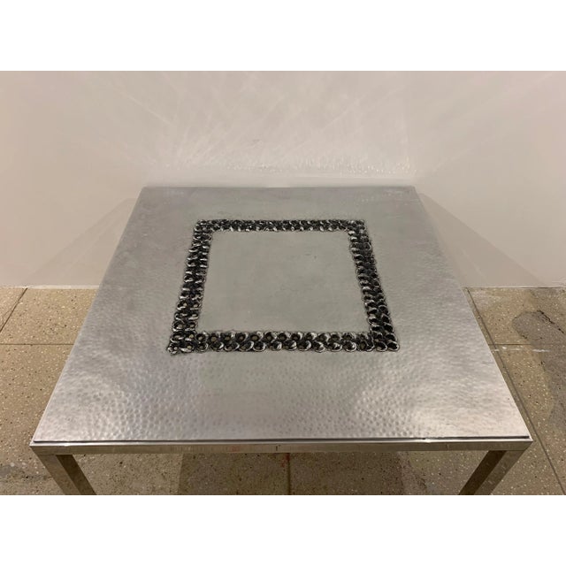 1970s Willy Luckyx Aluclair Belgian Coffee Table For Sale - Image 10 of 13