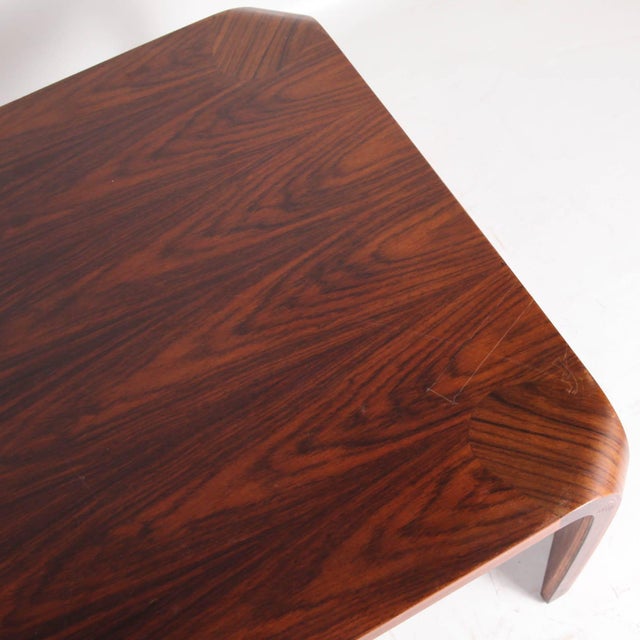 Brown Japanese Coffee Table from Tendo Mokko, 1970s For Sale - Image 8 of 9