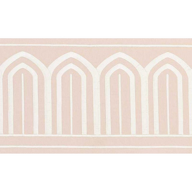 This stylized scallop design boasts undeniable architectural influences. Sold as a 2-yard minimum Content: 84% Cotton ,...