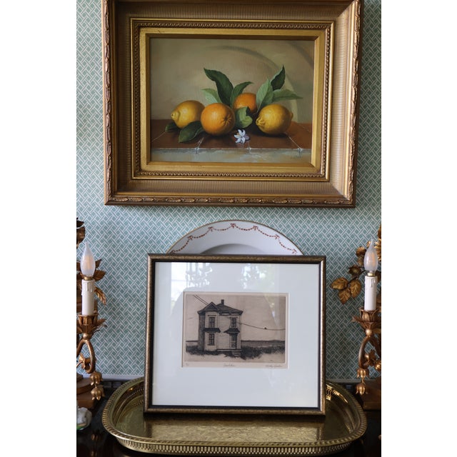 Ivory Woody Gruber “Desolation” Signed Limited-Edition Drypoint Etching 51/75 For Sale - Image 8 of 18