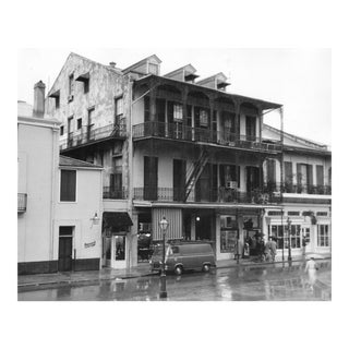 1965 French Quarter New Orleans in the Rain Photograph by Don Ware For Sale