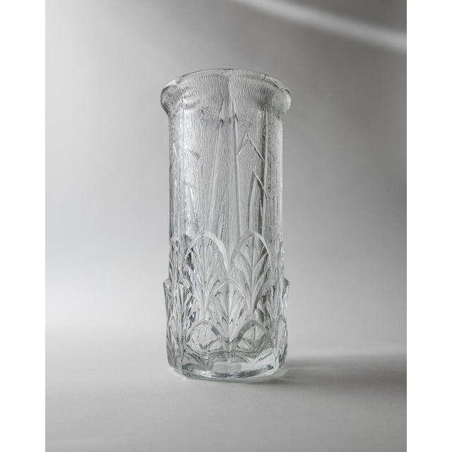 Vintage Pressed Glass Vase, 1970s For Sale - Image 11 of 12