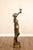 Late 20th Century Neoclassical Style Bronze Figural Torchere Floor Lamps - a Pair For Sale - Image 16 of 18