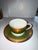 French 1900s Ch. Field Haviland Limoges France “Label De Qualité” Forest Green & Gold Encrusted 48-Piece Formal Dinner Service for 12 For Sale - Image 3 of 11