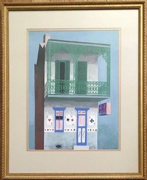 Witold Gordon, Ace Bar, Gouache American Scene. Witold Gordon
