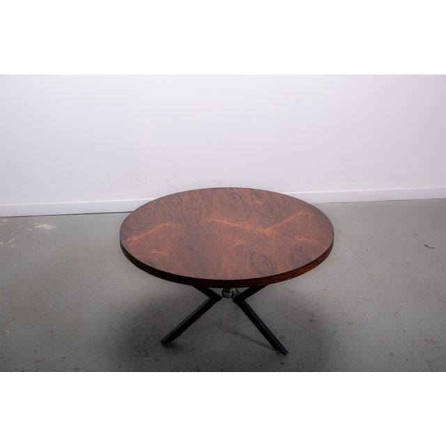 Round Pallisander Coffee Table, 1968 For Sale - Image 4 of 8