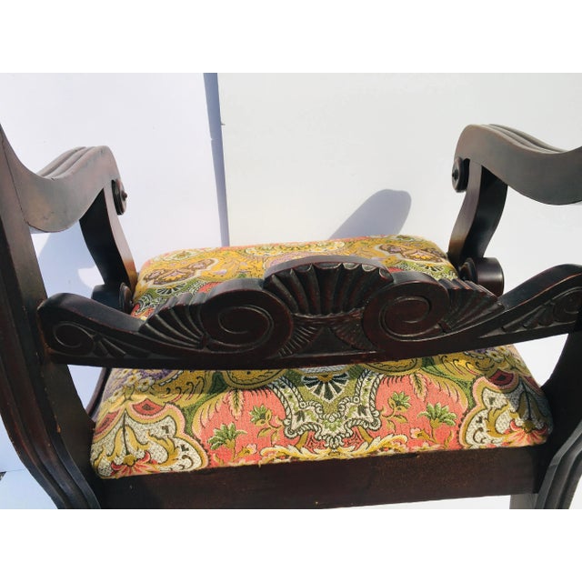 Early 19th Century Antique English Regency Armchair For Sale - Image 11 of 13