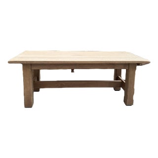 Solid Oak Farmhouse Table For Sale