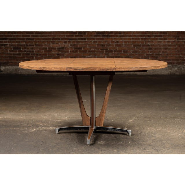MCM Five-Piece Dining Table and Chair Set by Chromcraft For Sale - Image 4 of 16
