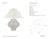 Thomas O'Brien by Visual Comfort Signature Cap-Ferrat 26" Table Lamp in White Crackle with Linen Flared Shade Designer:...