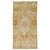 Shabby chic Turkish rug with pops of orange. 2'8'' x 4'9''