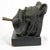 Wood Pair of British Bulldog Churchill Bookends Smoking Cigar - 1940's For Sale - Image 7 of 14