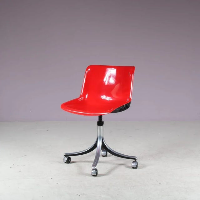 Modus Desk Chair by Osvaldo Borsani for Tecno, Italy, 1980s For Sale - Image 11 of 12